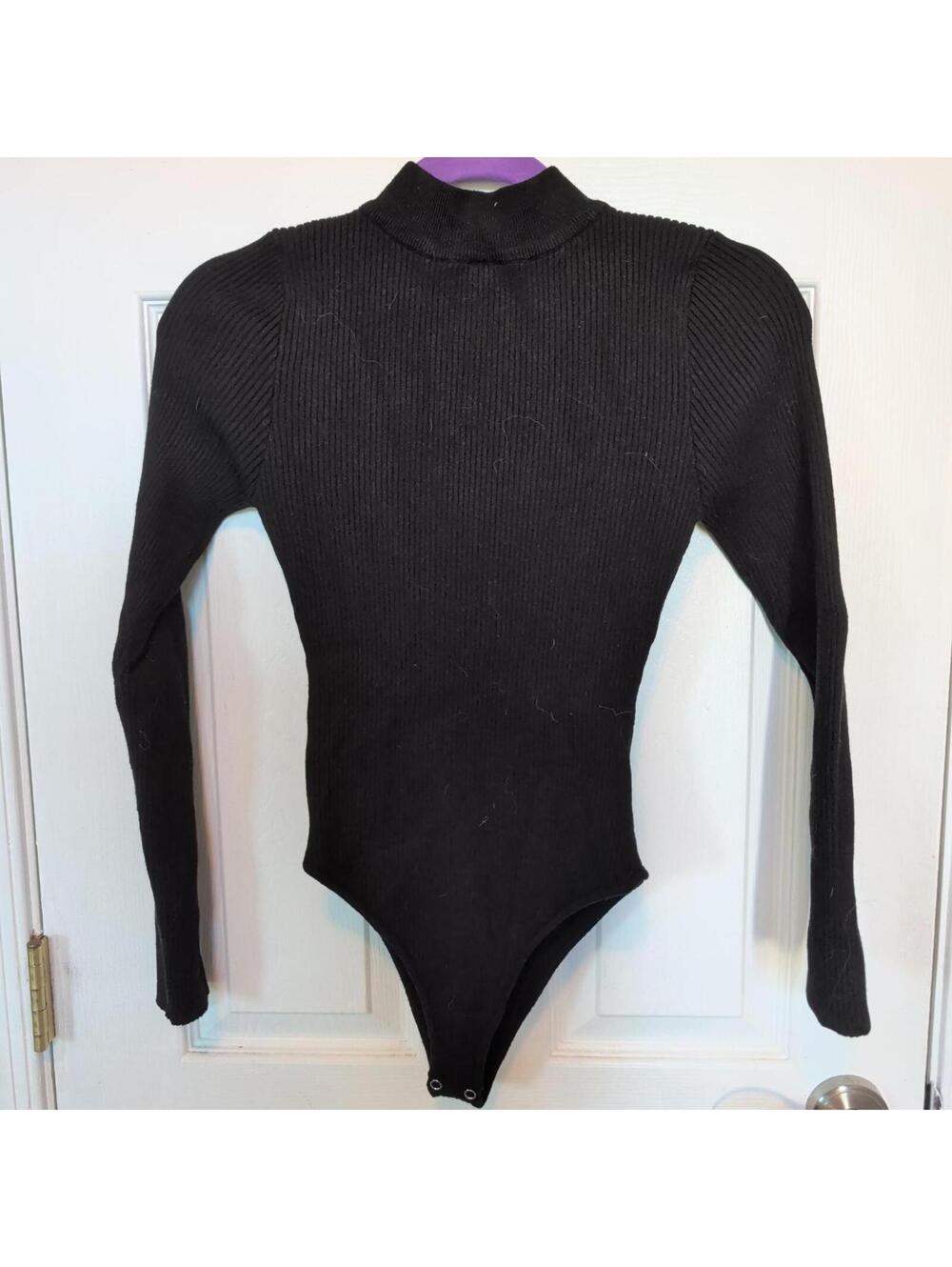 Forever 21 Women's Black Bodysuit